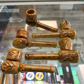 Chimney Carved Stone Pipe 3.5"